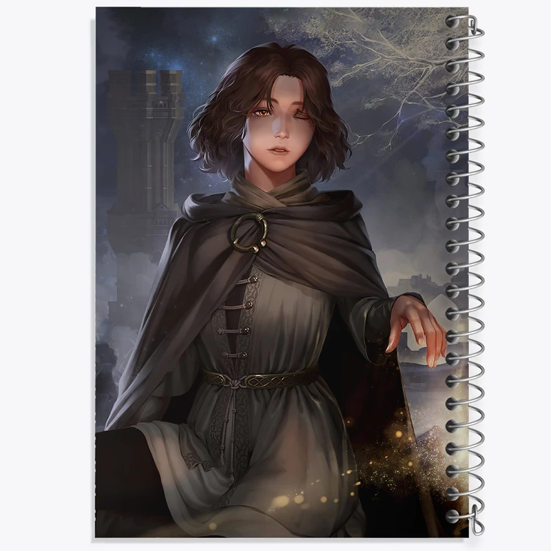 دفتر طراحی 50 برگ خندالو طرح بازی الدن رینگ Elden Ring کد 26131