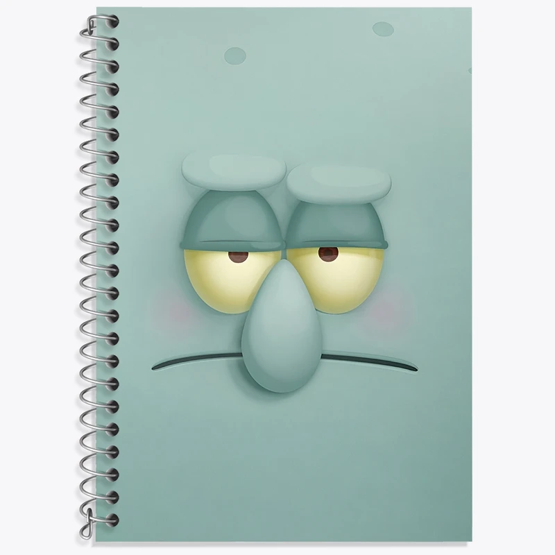 دفتر لغت 50 برگ خندالو طرح اختابوس باب اسفنجی کد F3304