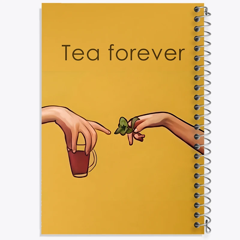 دفتر مشق 50 برگ خندالو طرح چای کد F10431