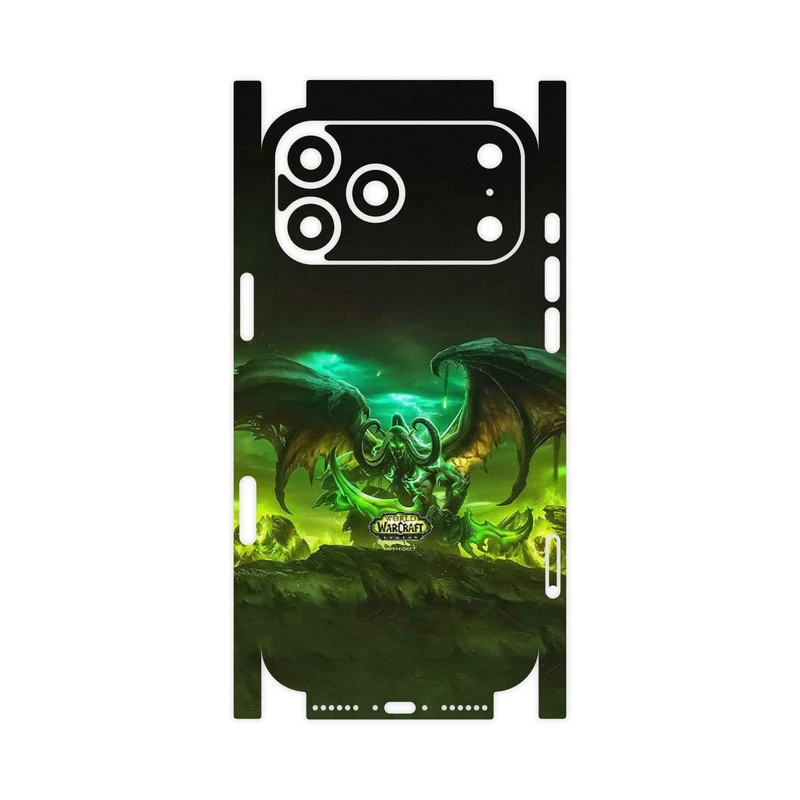 برچسب پوششی ماهوت مدل Warcraft Game Series-FullSkin مناسب برای گوشی موبایل اپل iPhone 17 Pro Max