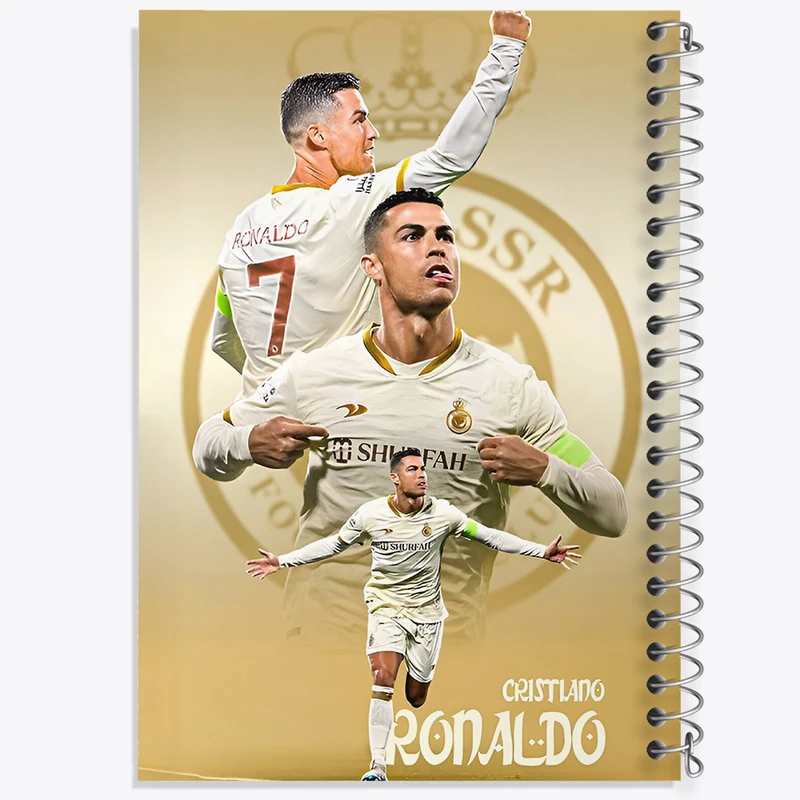 دفتر مشق 50 برگ خندالو طرح کریستیانو رونالدو کد F14257