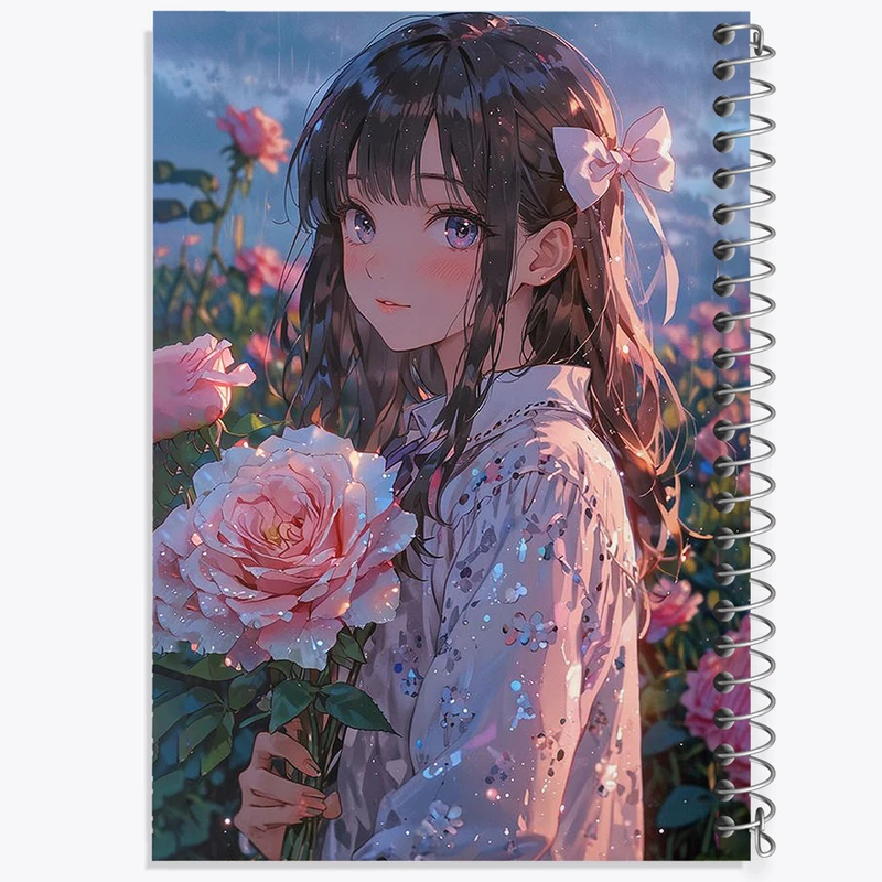 دفتر مشق 50 برگ خندالو طرح دخترانه کد F2965