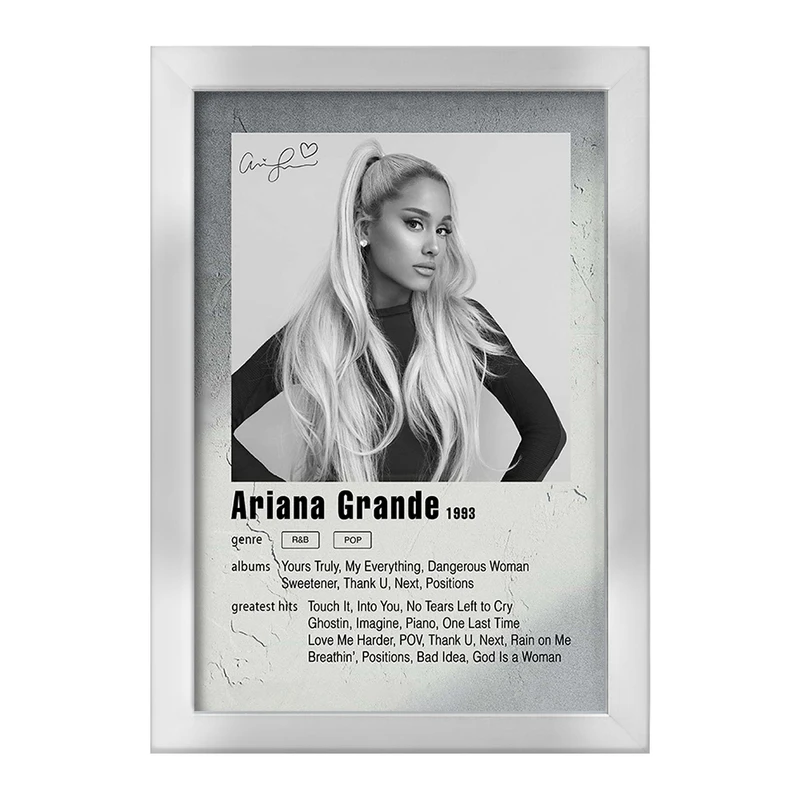 تابلو خندالو طرح آریانا گرانده (Ariana Grande) کد F11241