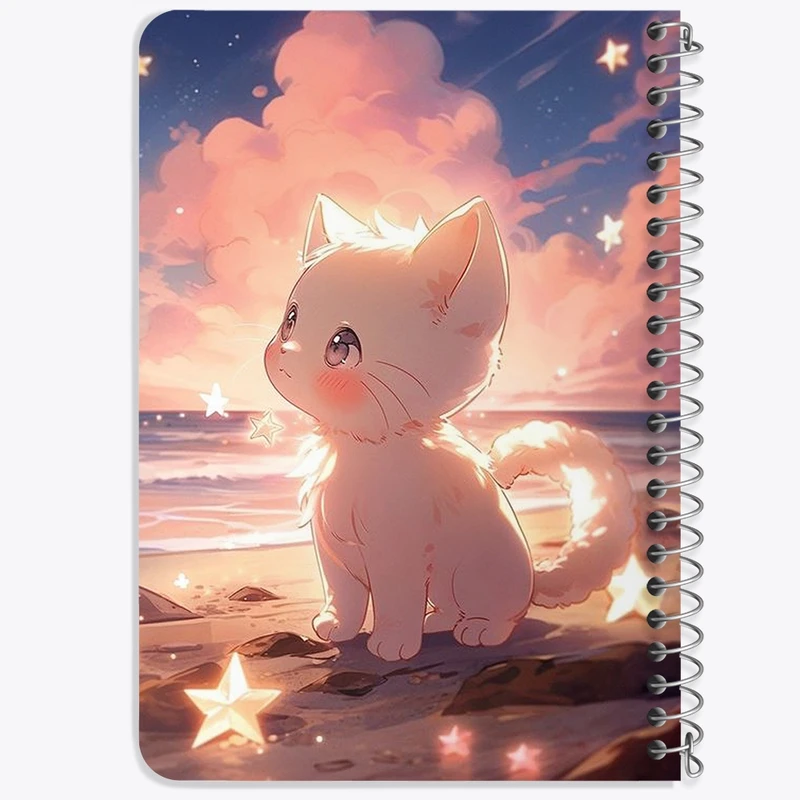 دفتر یادداشت 50 برگ خندالو طرح گربه بامزه کد F2931