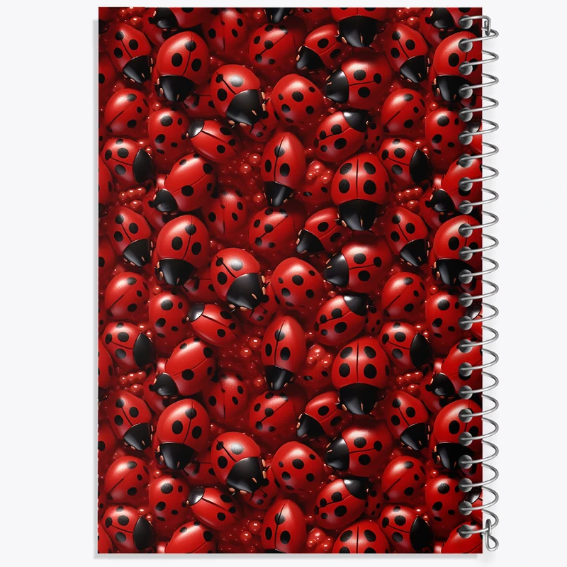 دفتر مشق 50 برگ خندالو طرح کفشدوزک کد F4214