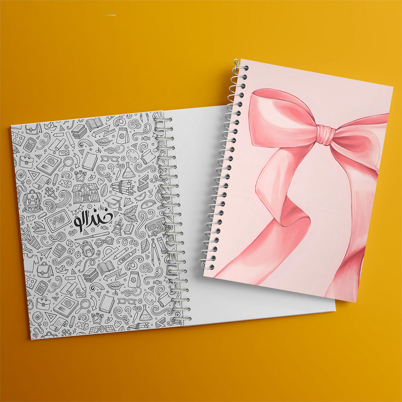 دفتر مشق 50 برگ خندالو طرح پاپیون کد N7311