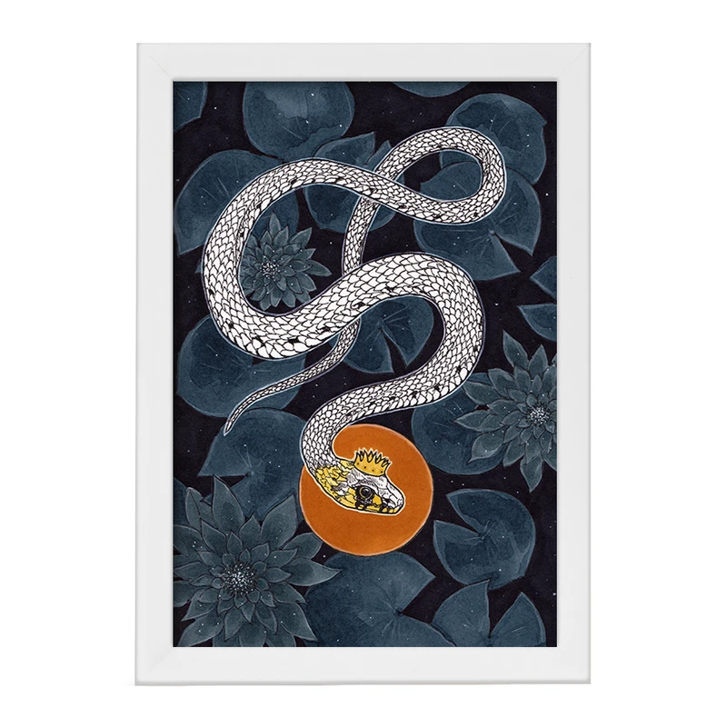 تابلو خندالو طرح مار کد F14126