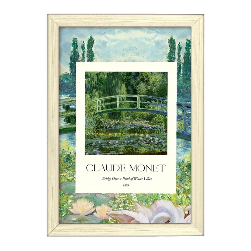 تابلو خندالو طرح کلود مونه (Claude Monet) کد F10716