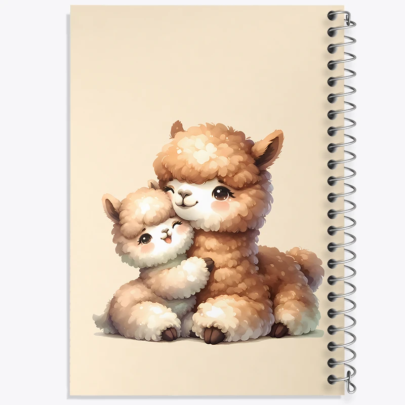 دفتر مشق 100 برگ خندالو طرح لاما بامزه کد N7041