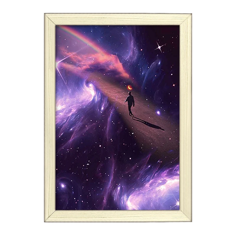 تابلو خندالو طرح کهکشان کد 25390