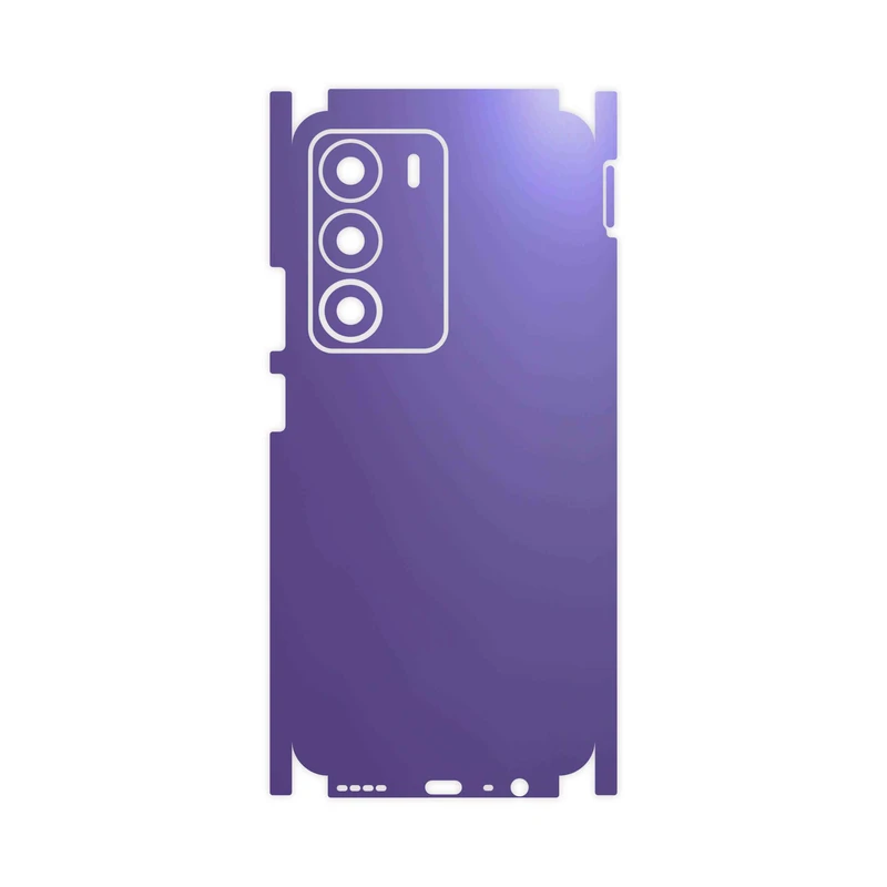 برچسب پوششی ماهوت مدل Matte-BlueBerry-FullSkin مناسب برای گوشی موبایل ریلمی C71