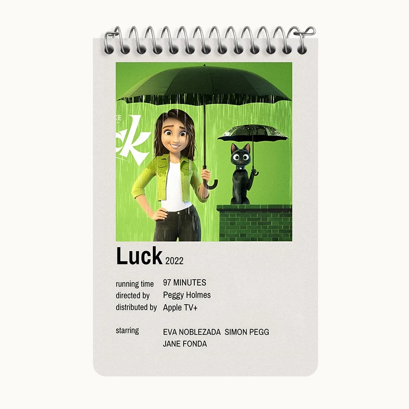 دفتر یادداشت 50 برگ خندالو طرح شانس (Lock) کد F13255