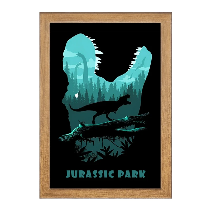 تابلو خندالو طرح ژوراسیک (Jurassic Park) کد F13774