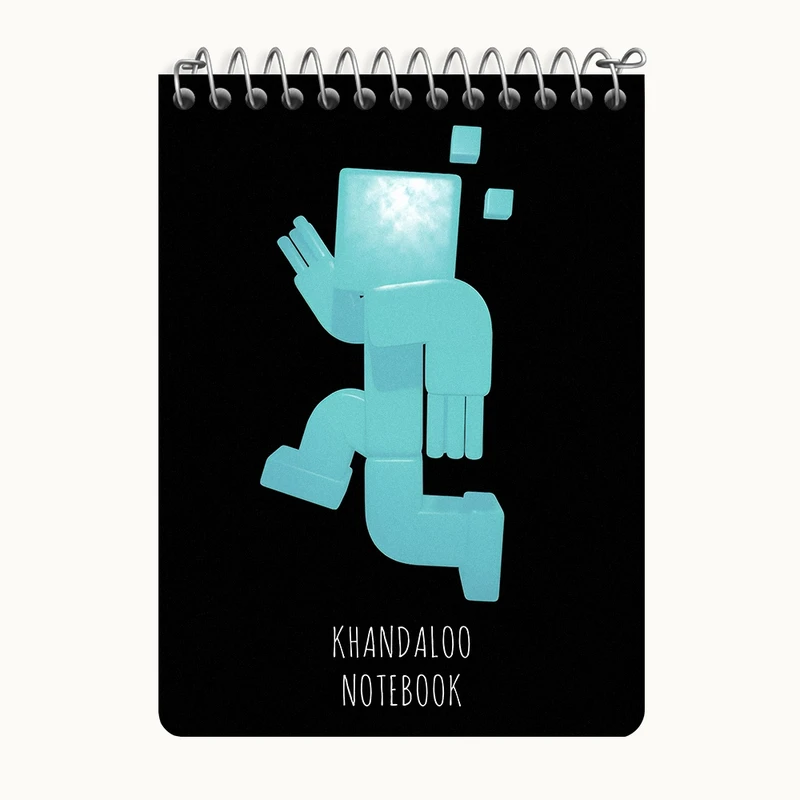 دفتر یادداشت 50 برگ خندالو طرح بازی ماینکرافت (Minecraft) کد N8776