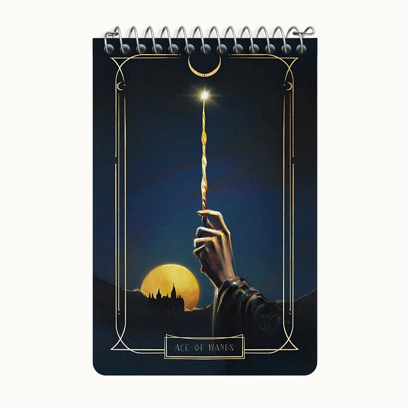 دفتر یادداشت 50 برگ خندالو طرح هری پاتر (Harry Potter) کد F10007