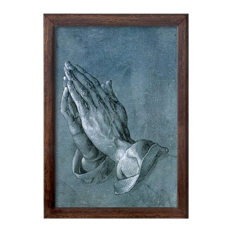 تابلو خندالو طرح دستان نیایشگرآلبرشت دورر کد 36831