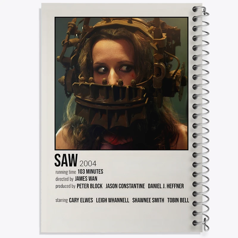 دفتر نقاشی 50 برگ خندالو طرح اره (Saw) کد F12993