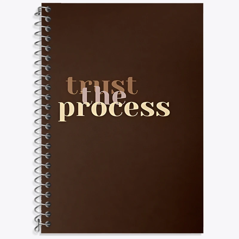 دفتر لغت 50 برگ خندالو طرح Trust The Process کد F3917