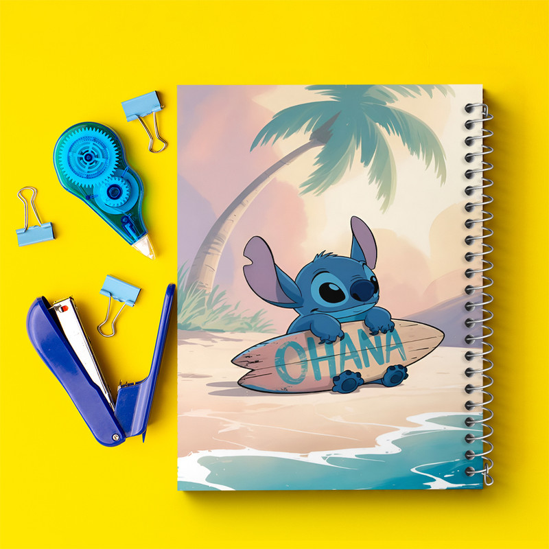 دفتر نقاشی 50 برگ خندالو طرح استیچ (Stitch) کد F14395