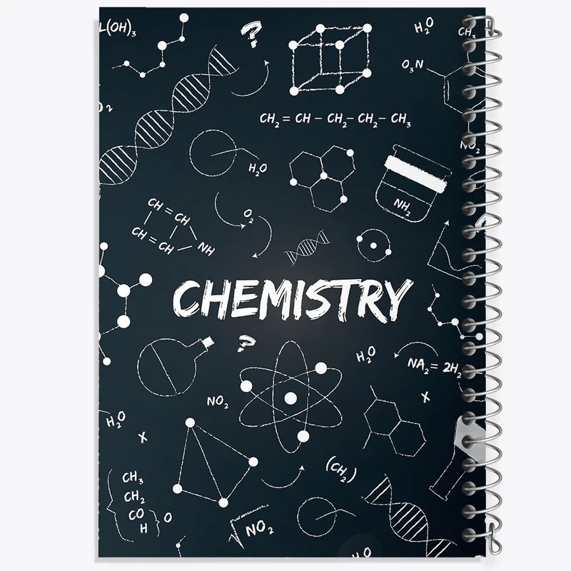 دفتر طراحی 50 برگ خندالو طرح شیمی کد N488