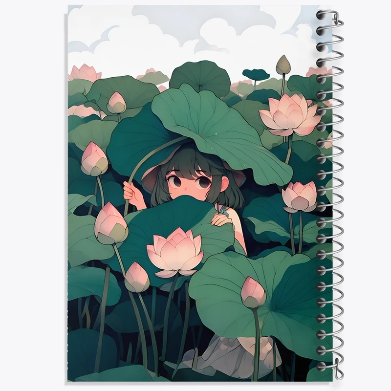 دفتر ژورنال نویسی 50 برگ خندالو مدل نقطه ای طرح دخترانه کد F11738