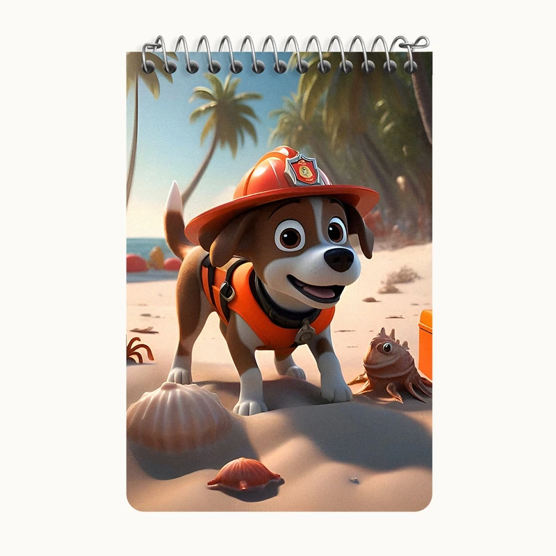 دفتر یادداشت 50 برگ خندالو طرح زوما سگ های نگهبان (Paw Patrol) کد F6955