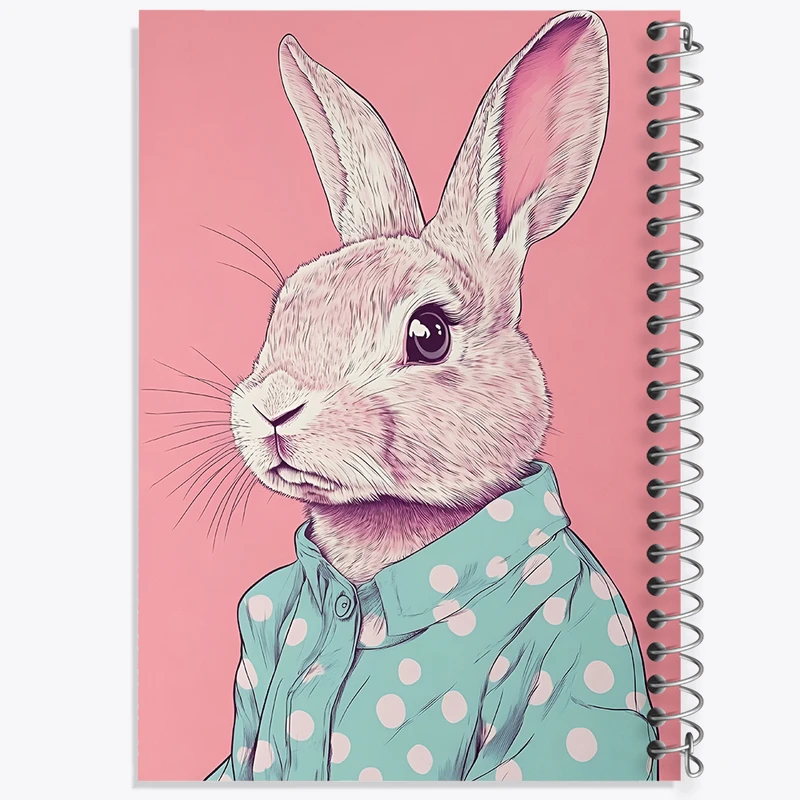 دفتر مشق 100 برگ خندالو طرح خرگوش کد F10315