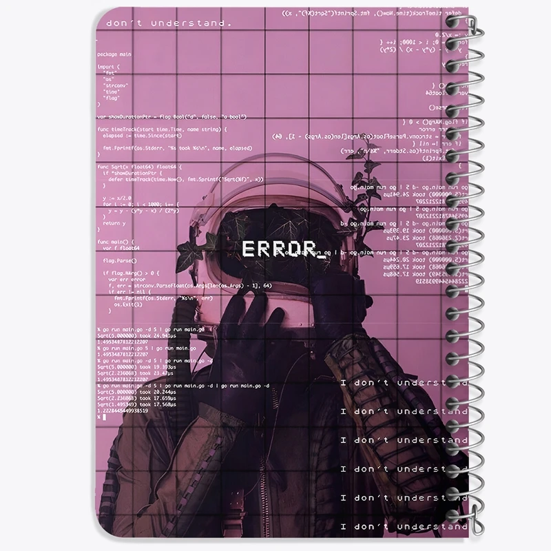 دفتر یادداشت 50 برگ خندالو طرح Error کد N3700