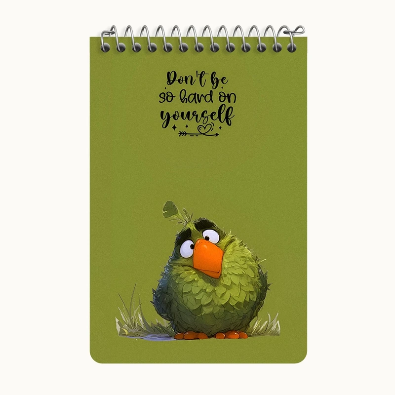 دفتر یادداشت 50 برگ خندالو طرح Don't Be Go Hard On Yourself کد F5838