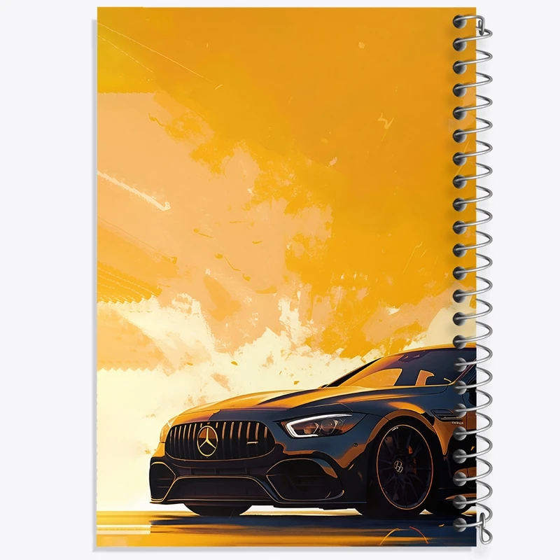 دفتر لیست خرید 50 برگ خندالو طرح ماشین بنز کد F3699