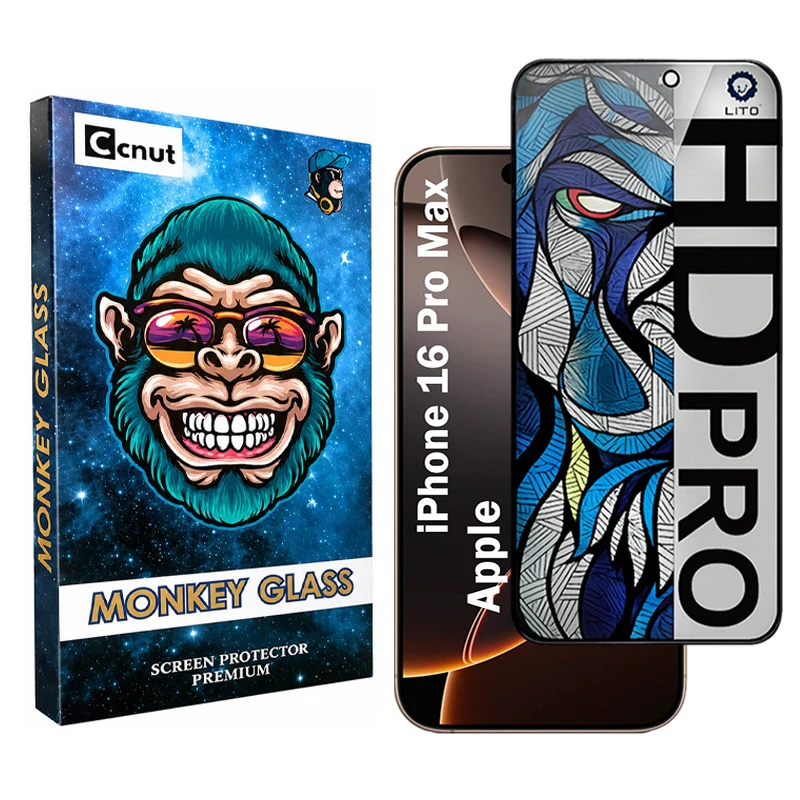 محافظ صفحه نمایش کوکونات مدل LitohP-MNK مناسب برای گوشی موبایل اپل iPhone 16 Pro Max