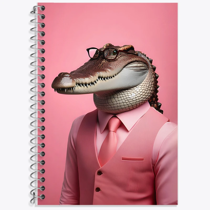 دفتر نت موسیقی 50 برگ خندالو طرح تمساح کد F9161