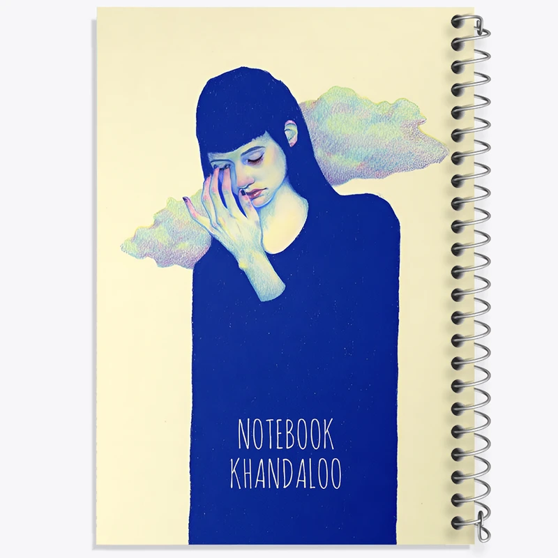 دفتر مشق 100 برگ خندالو طرح دخترانه فانتزی کد N7766