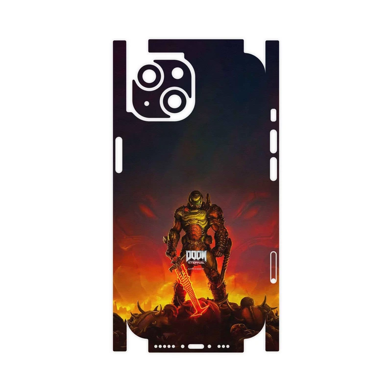 برچسب پوششی ماهوت مدل DOOM Game Series-FullSkin مناسب برای گوشی موبایل اپل iPhone 14