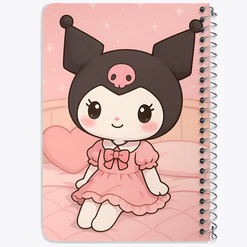 دفتر یادداشت 50 برگ خندالو طرح کرومی (Kuromi) کد N9658