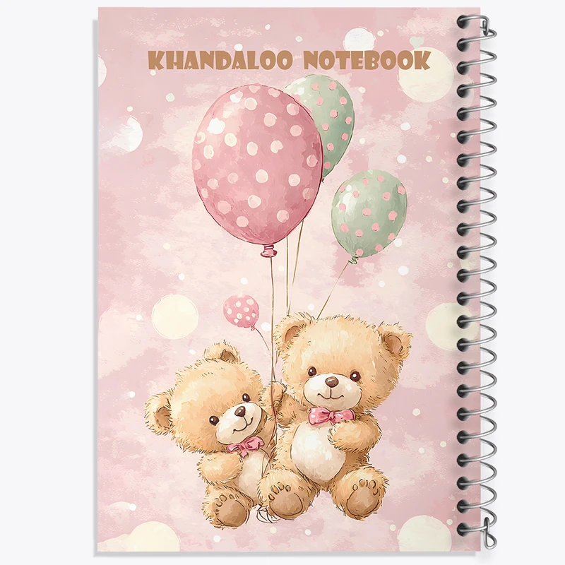 دفتر مشق 100 برگ خندالو طرح خرس های بامزه کد N6911