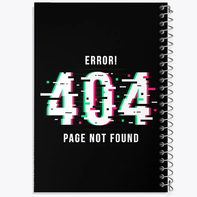 دفتر مشق 50 برگ خندالو طرح Error 404 کد N7718