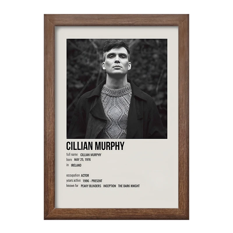 تابلو خندالو طرح کیلین مورفی (Cillian Murphy) کد F13377