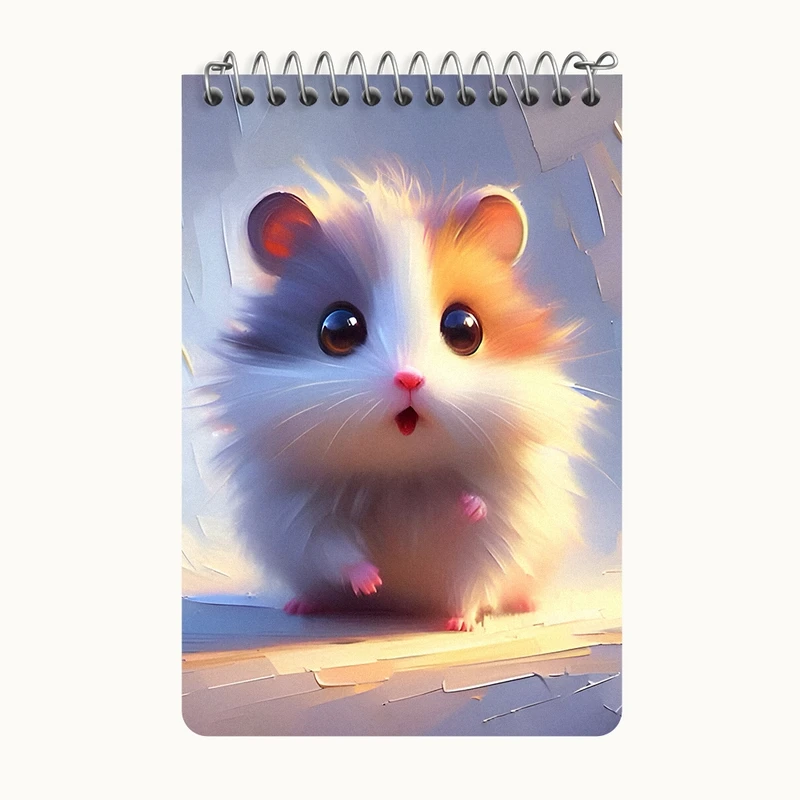 دفتر یادداشت 50 برگ خندالو طرح موش کیوت کد F7892