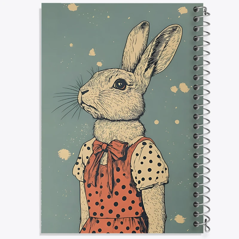 دفتر مشق 50 برگ خندالو طرح خرگوش کد F12836