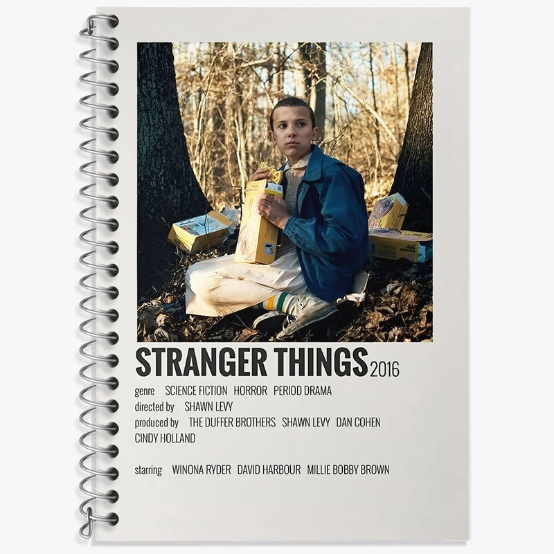 دفتر لغت 50 برگ خندالو طرح استرنجر تینگز (Stranger Things) کد F13392