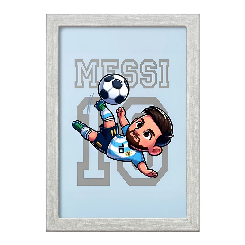 تابلو خندالو طرح لیونل مسی کد F4910