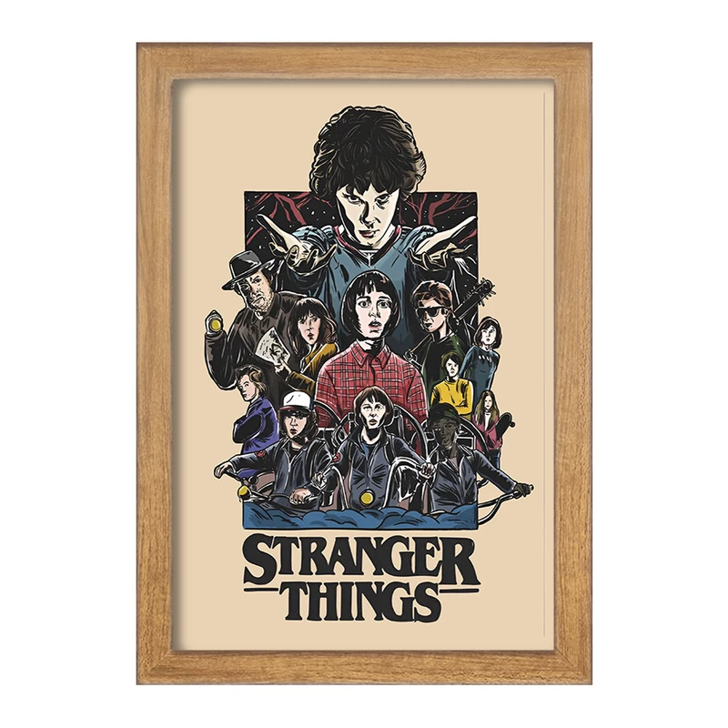 تابلو خندالو طرح استرنجر تینگز (Stranger Things) کد F13507