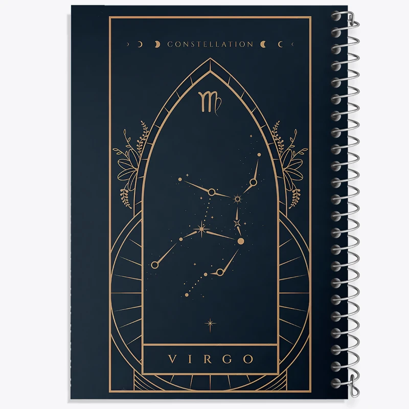 دفتر مشق 50 برگ خندالو طرح ماه تولد شهریور کد F10886