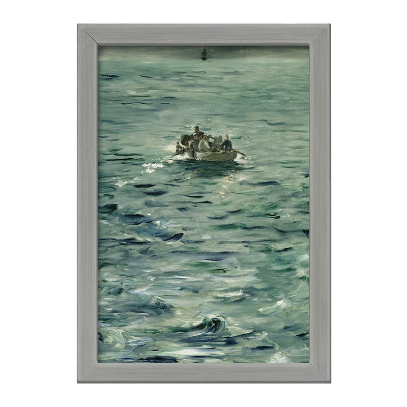 تابلو خندالو طرح نقاشی فرار روشفور اثر ادوار مانه کد F12416