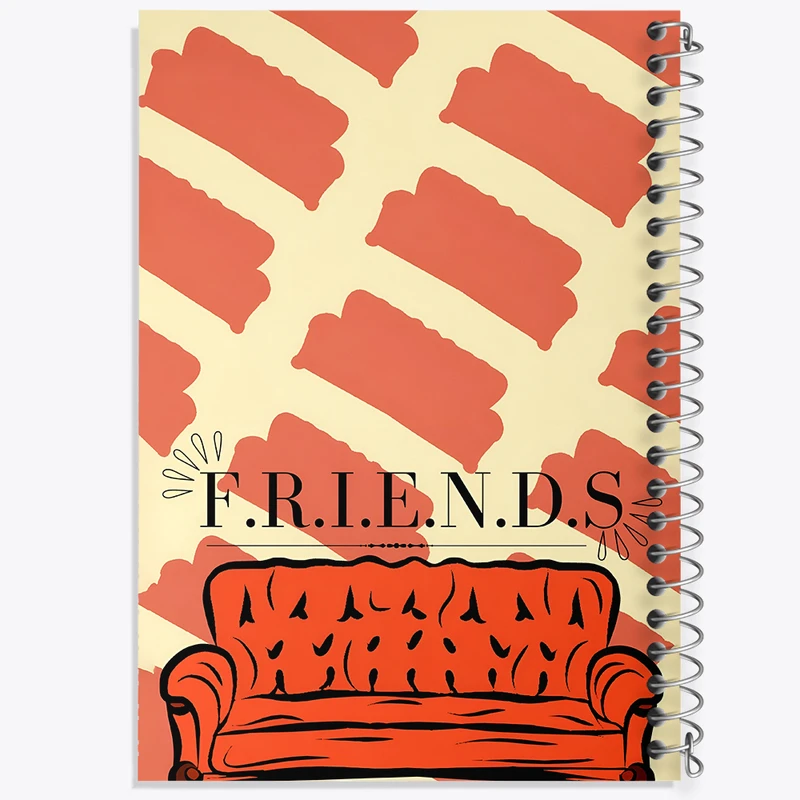 دفتر مشق 50 برگ خندالو طرح فرندز (Friends) کد F14153