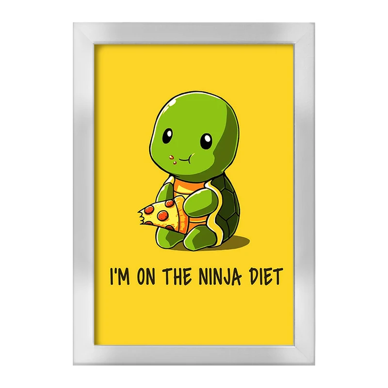 تابلو خندالو طرح لاکپشت های نینجا  کد 13212