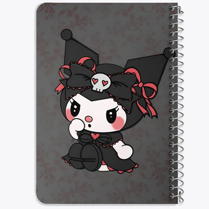 دفتر یادداشت 50 برگ خندالو طرح کرومی (Kuromi) کد N4210