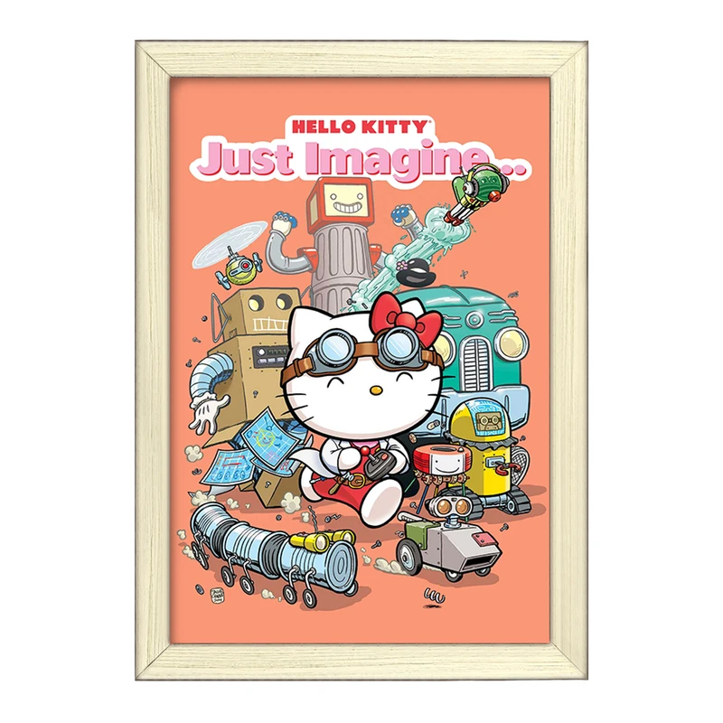 تابلو خندالو طرح هلو کیتی کد 24750
