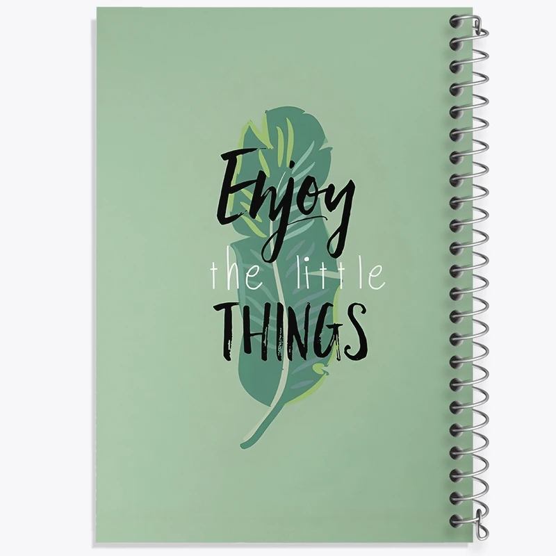 دفتر شطرنجی 50 برگ خندالو طرح Enjoy The Little Thing کد F3668